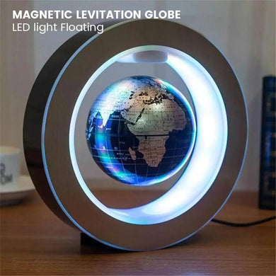 Magnetic Levitation Globe - LED Rotating World Map Lamp, Floating Bedside Light, Novelty Gift