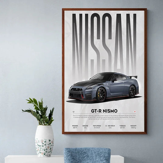 Ford Mustang & Lancer Evo X Sports Car Canvas Print