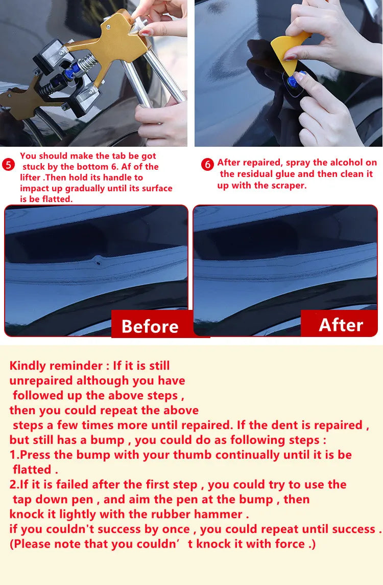 Load image into Gallery viewer, Paintless Dent Repair Kit - Auto Hail Damage Removal with Suction Cups
