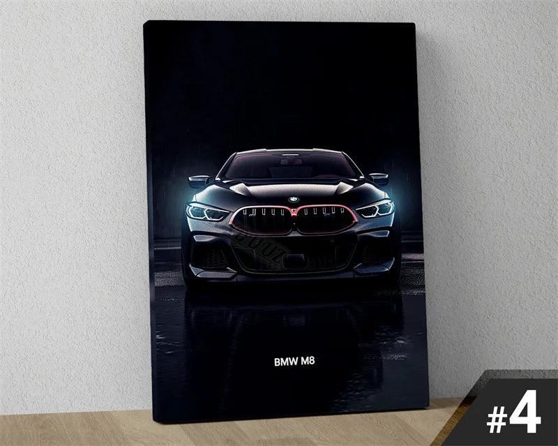 Load image into Gallery viewer, M3 GTR luxury sports car canvas print - modern wall art for living room
