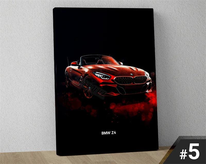 Load image into Gallery viewer, M3 GTR luxury sports car canvas print - modern wall art for living room
