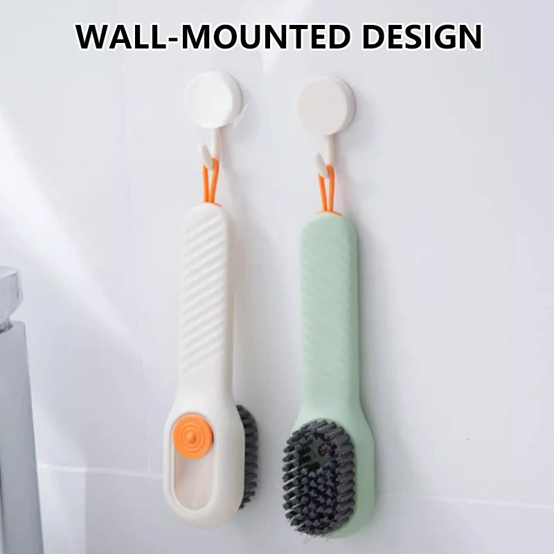 Load image into Gallery viewer, Multifunctional Soft-Bristled Cleaning Brush - Shoe and Clothes Brush with Liquid Dispenser
