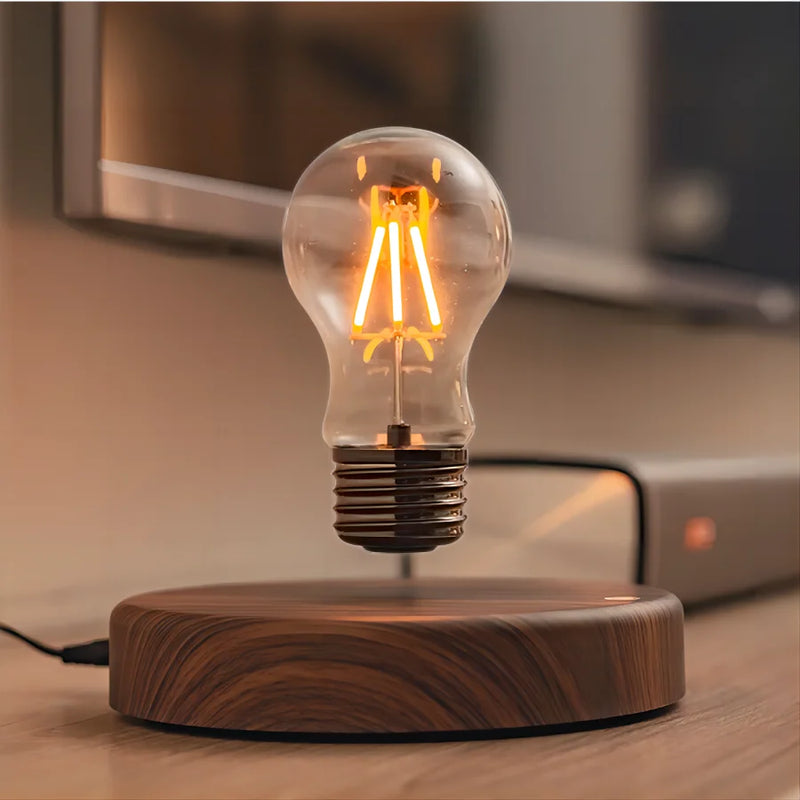 Load image into Gallery viewer, Magnetic Levitation Floating LED Bulb Lamp - Desk Decor Night Light
