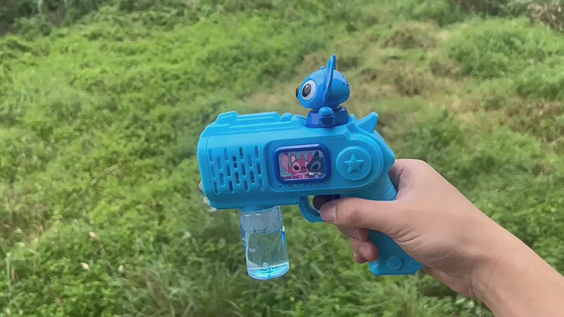 Load and play video in Gallery viewer, Automatic bubble gun toy - Sanrio outdoor bubble machine for kids
